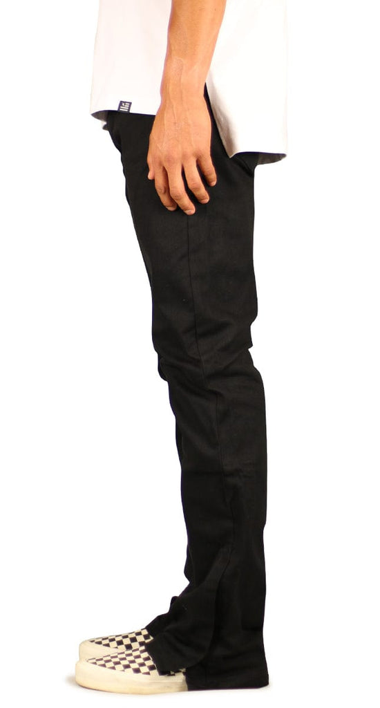 Jet Black Flare Pants with a sleek design and stylish flare cut.