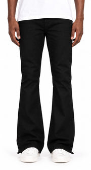 Jet Black Flare Pants