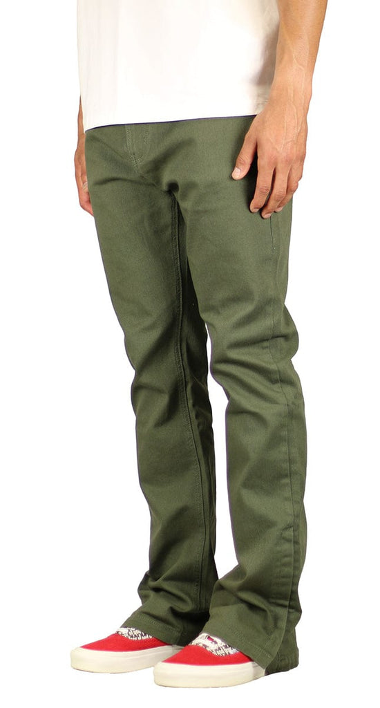 Olive Flare Pants