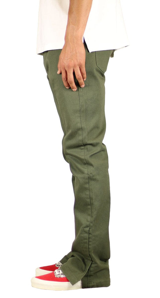 Olive Flare Pants