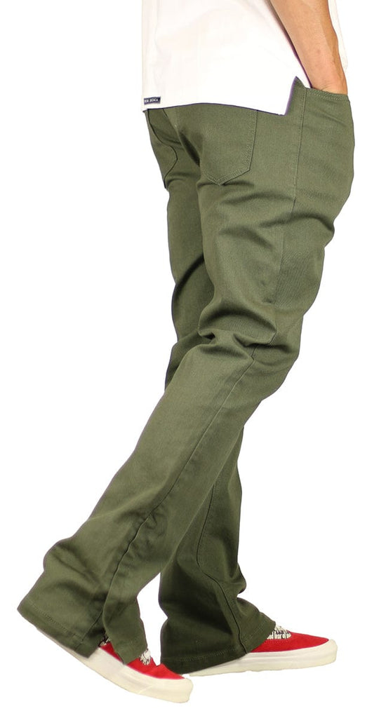 Olive Flare Pants