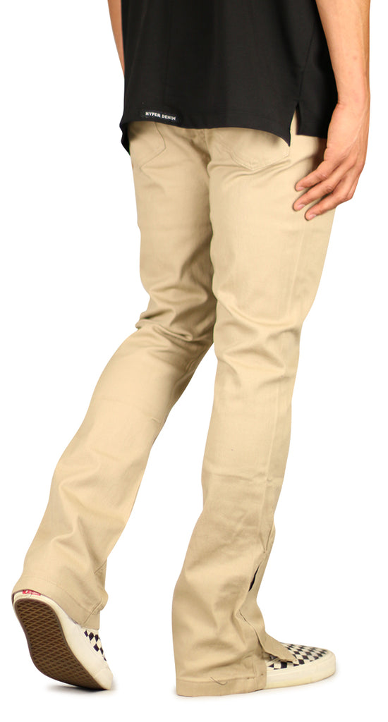 Taupe Flare Pants with a chic color and flattering flare cut.