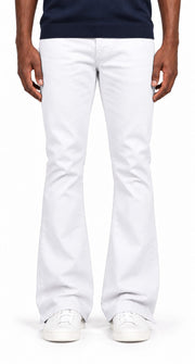 White Flare Pants