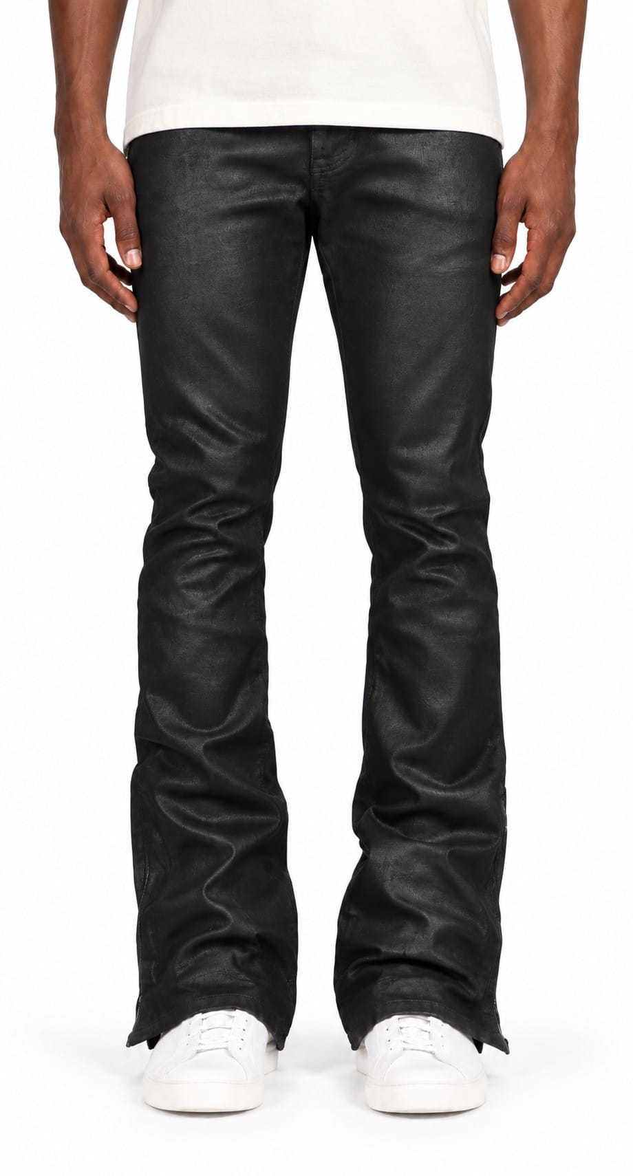パンツ cating denim pants archive wax flare Men's Waxed Flare Zipper Jeans | Hyper Denim