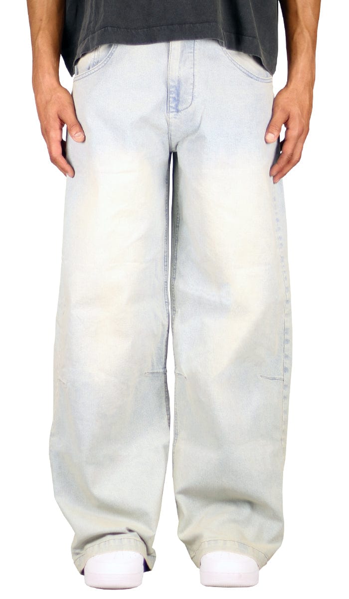 Blue Black Baggy Jean Hyper Denim - Main Image