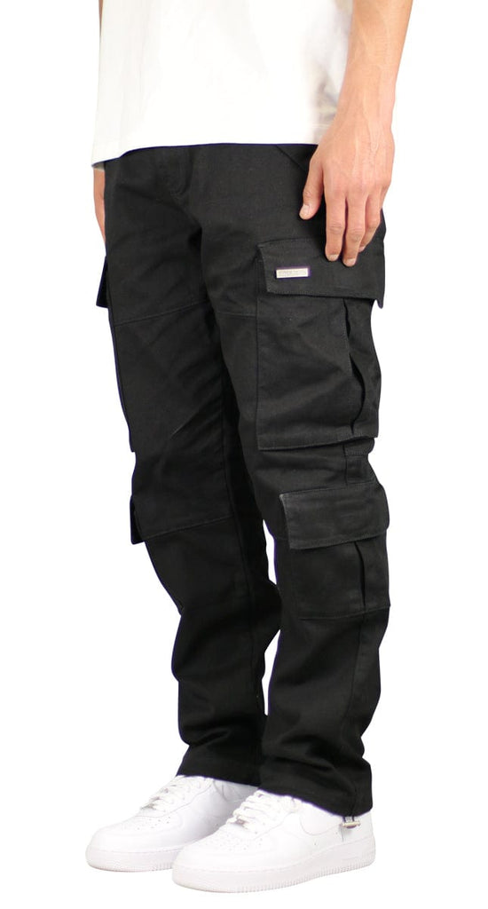 Black 8 Pocket Cargo Pants with a sleek, modern design and ample storage