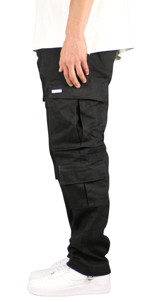 Black 8 Pocket Cargo Pants with a sleek, modern design and ample storage