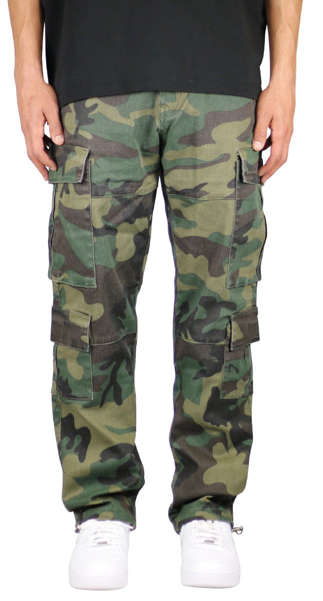 Camo 8 Pocket Cargo Pants | True to Size | Hyper Denim