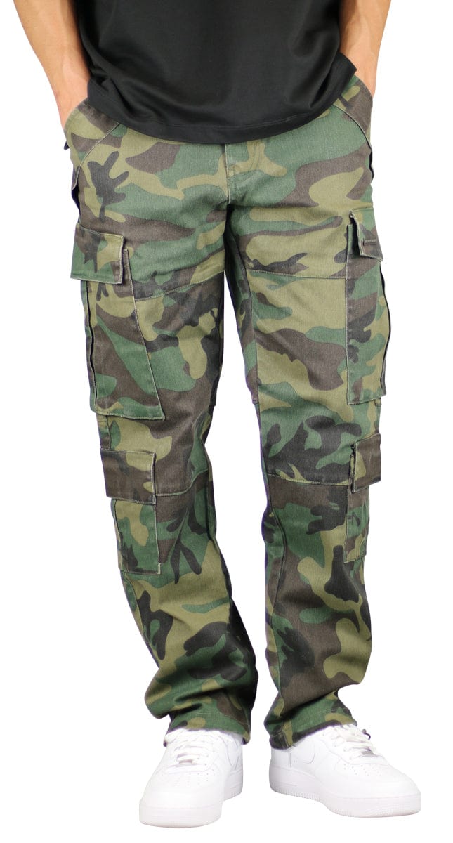 Camo 8 Pocket Cargo Pants | True to Size | Hyper Denim