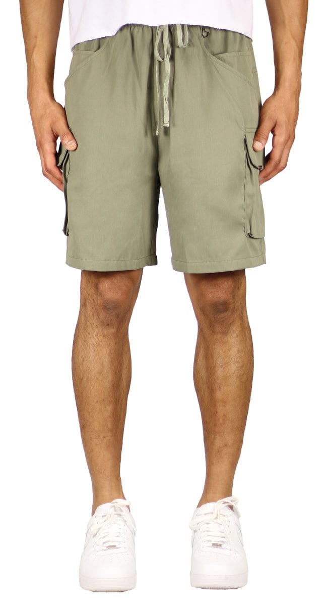 Olive CloudFit Baggy Cargo Shorts