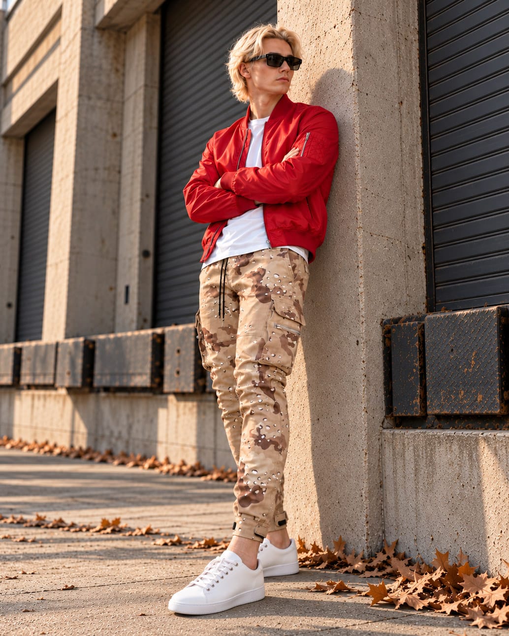 Desert Camo Combat Cargo Pants