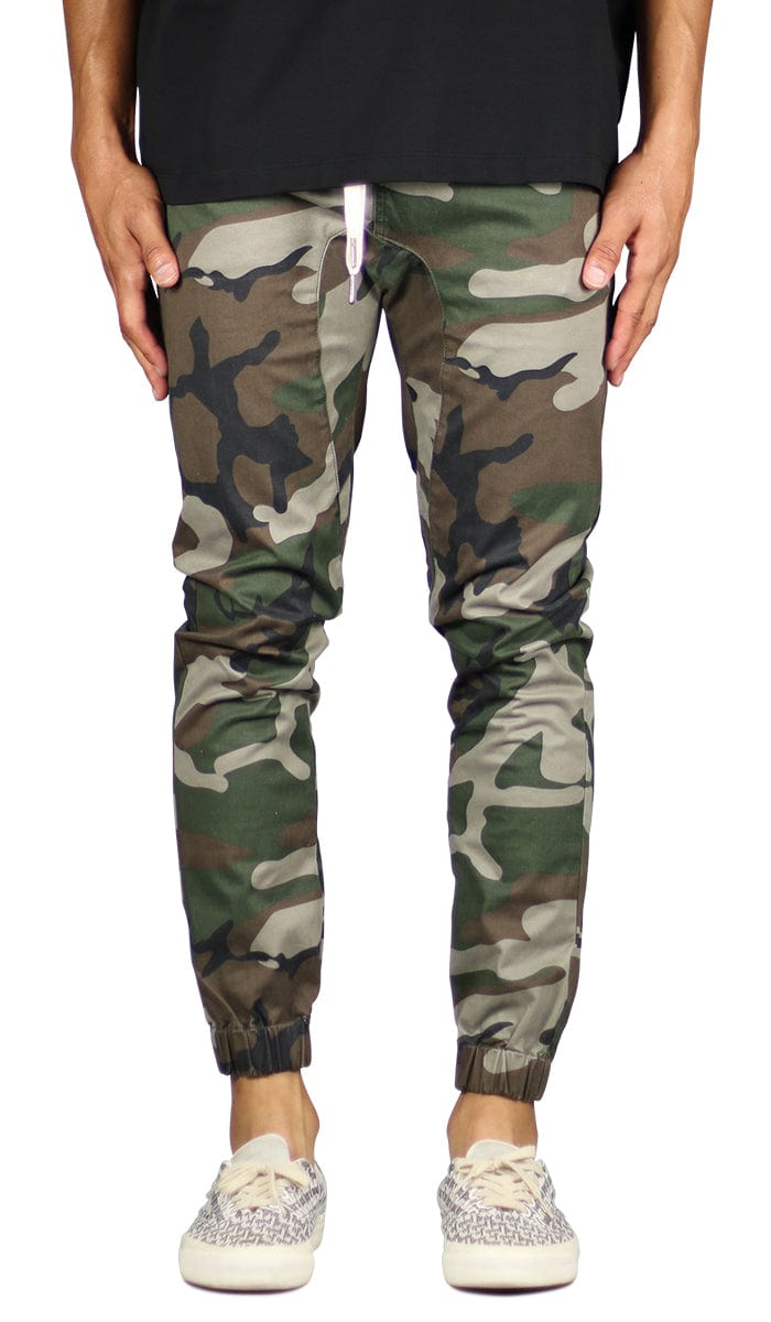 camo jogging stroller Hyper Denim Camo Drop Crotch Joggers | Size: Small