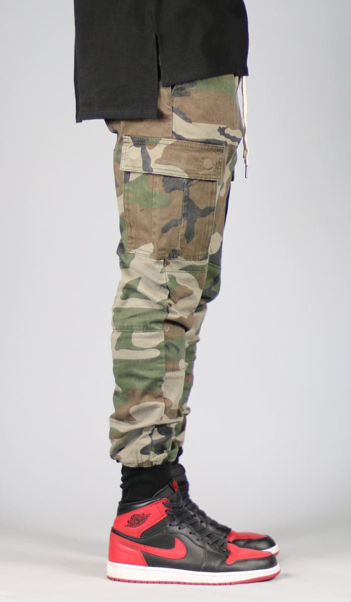 Pantalon Cargo Camouflage Sable - Taille 32 - Homme - 98% Coton, 2% élasthanne - Neuf Avec étiquettes