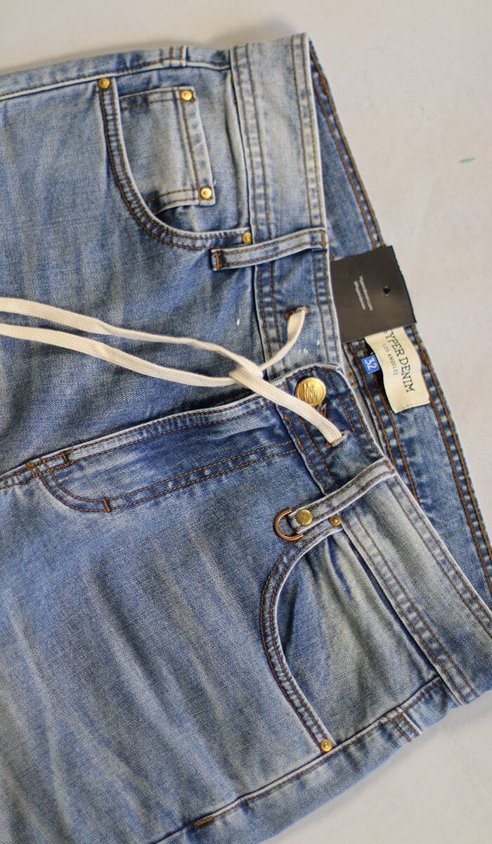 Flame Blue Zipper Jean | Hyper Denim