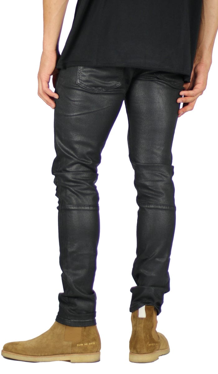 Wax Coated Slim Jean | Hyper Denim