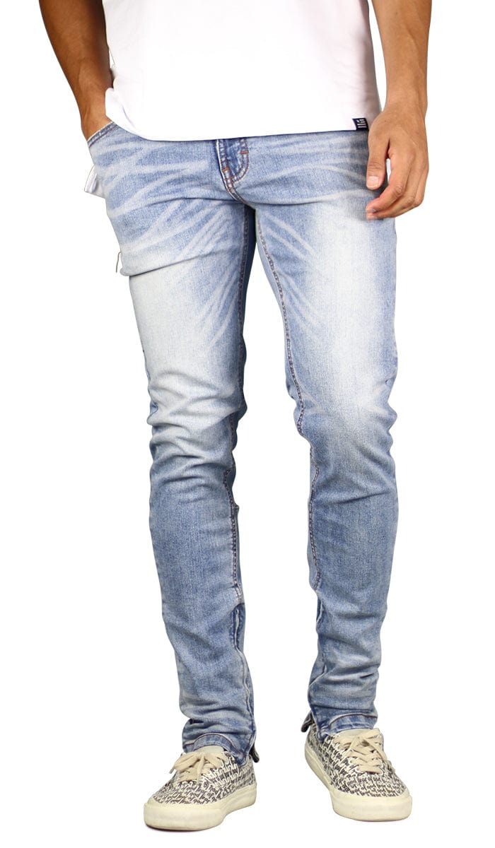 M.Blue Stack Zipper Jean | Hyper Denim