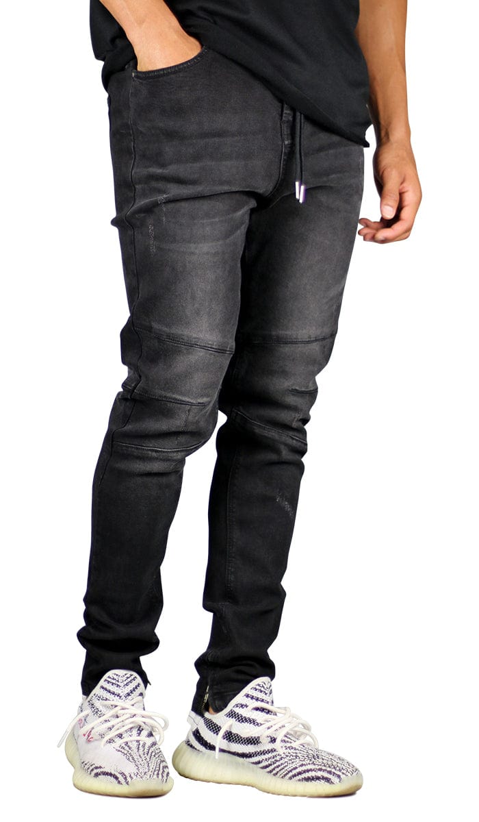 Black Zipper Jeans | Unique Urban Fashion | Hyper Denim