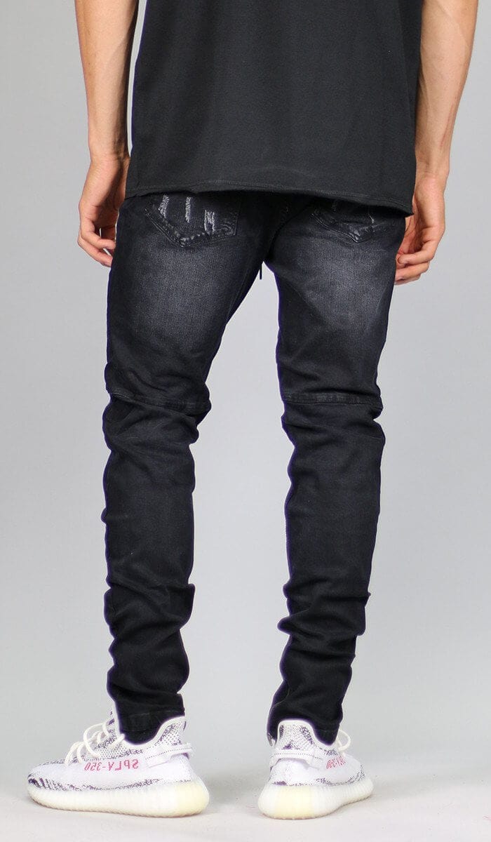 Black Zipper Jeans | Unique Urban Fashion | Hyper Denim