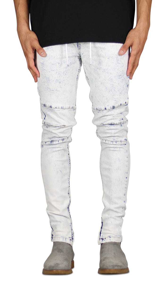 Bleach Blue Gnu Zipper Jean | Hyper Denim
