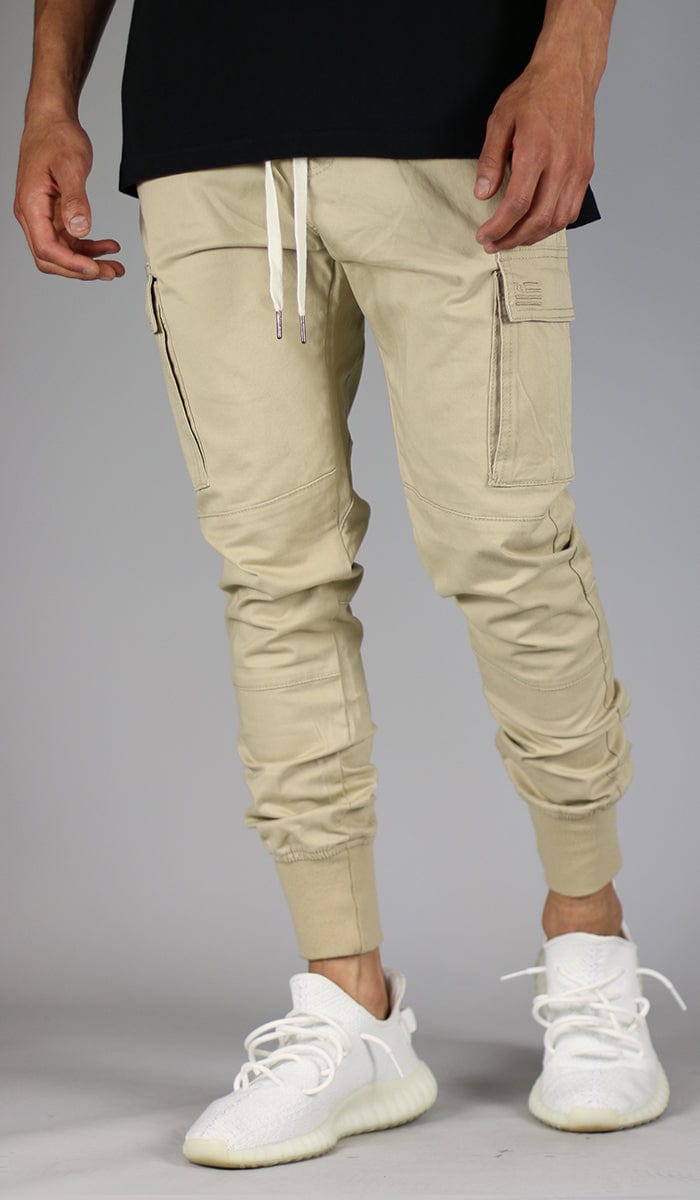 Khaki Cargo Jogger Hyper Denim