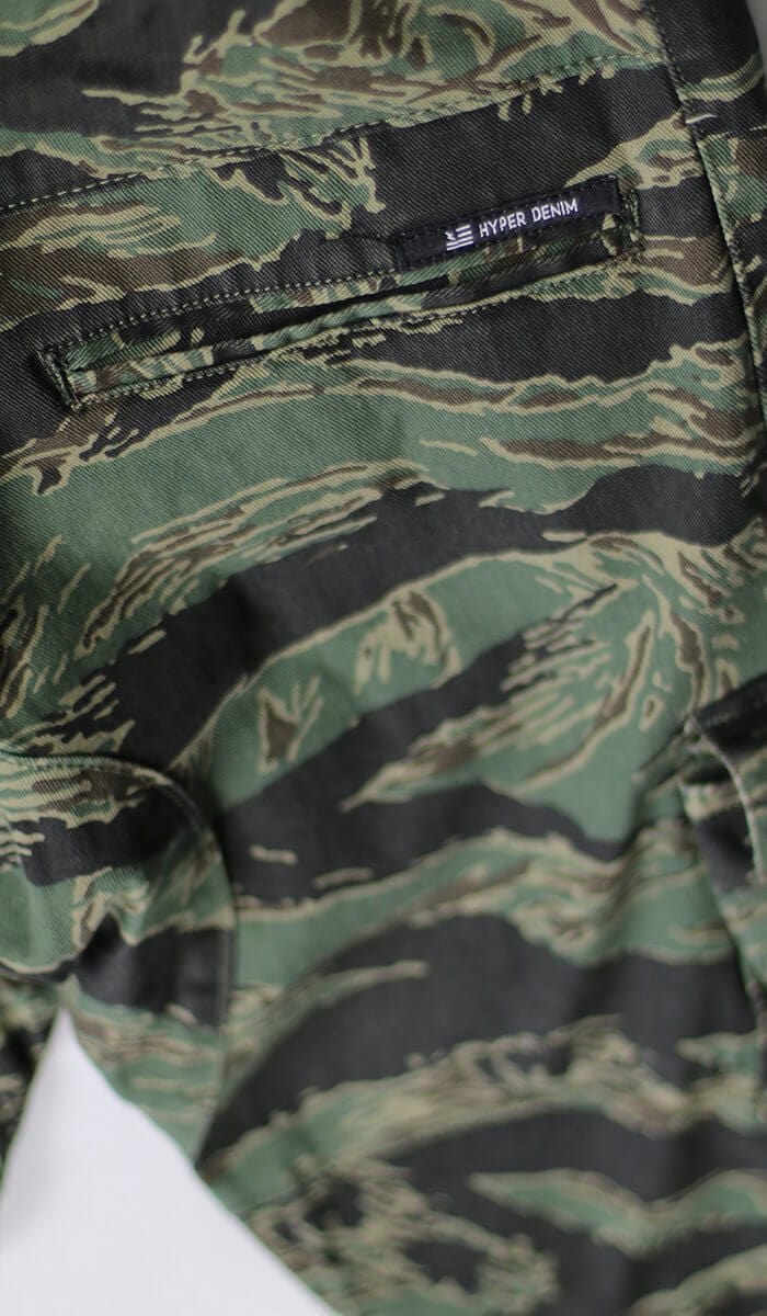 Tiger Stripe Combat Pants | Premium Fabrics | Hyper Denim
