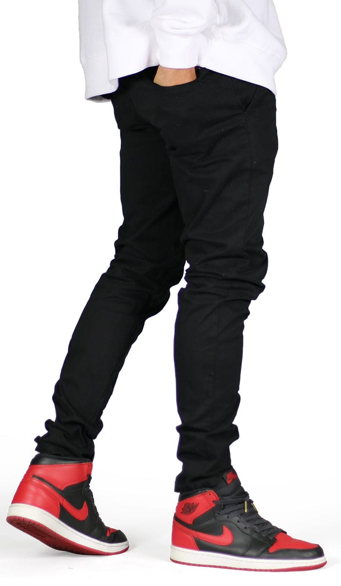 Black Skater Chino Pant | Hyper Denim