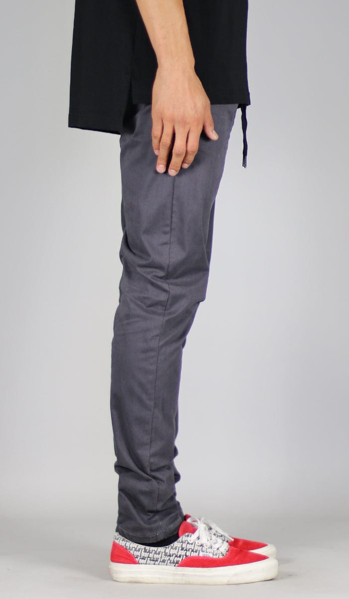Charcoal Drop Crotch Pant | Hyper Denim
