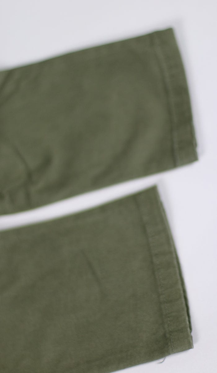 Olive Drop Crotch Pant | Hyper Denim
