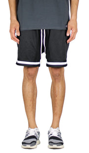 Black Mesh Shorts
