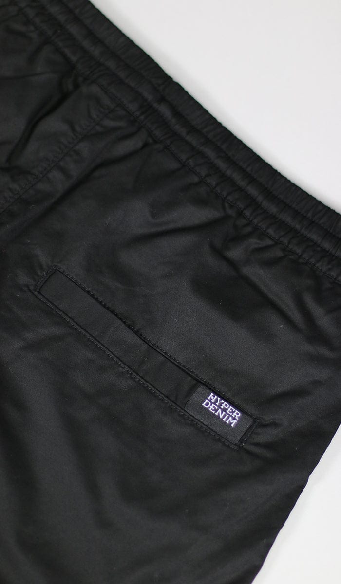 Black Drop Crotch Short | Hyper Denim