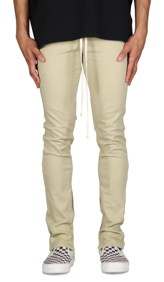 Khaki Zipper Pant | Hyper Denim
