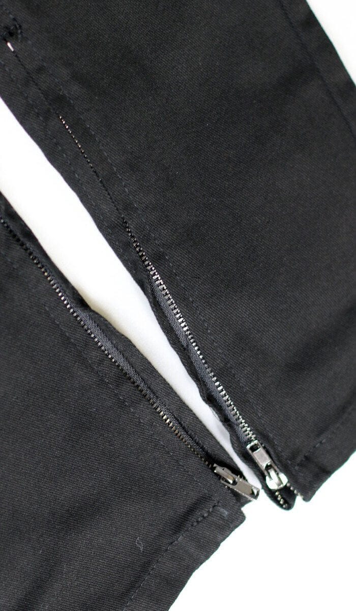 Black Zipper Pant | Hyper Denim