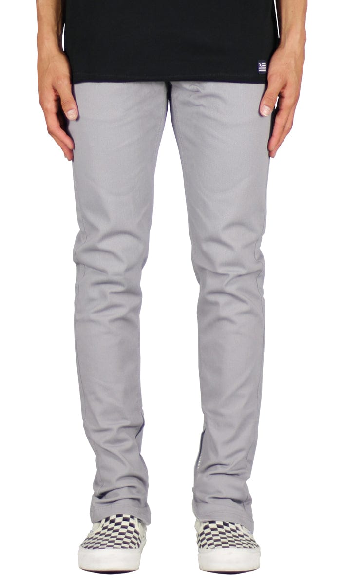 Gray Zipper Pant | Hyper Denim