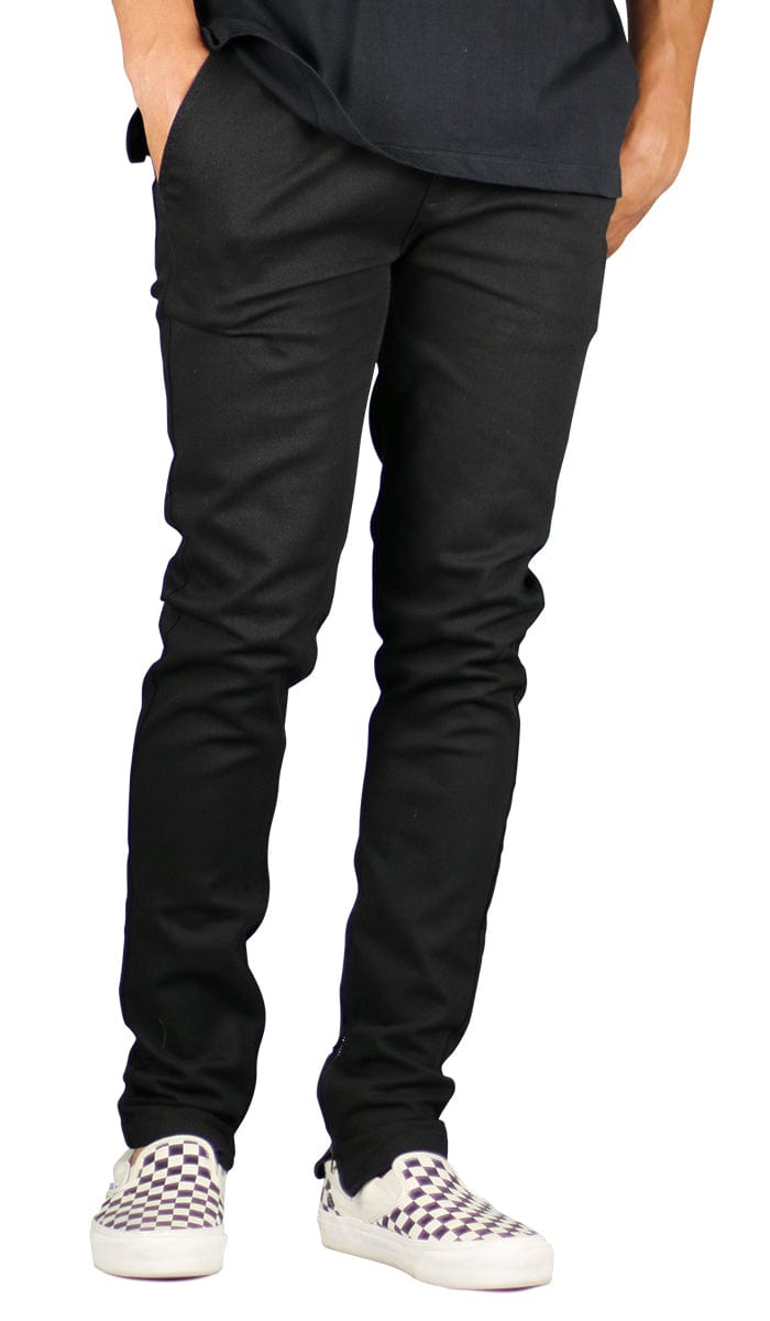 Hyper Denim Black Zipper Pants | Size: XXXL